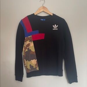 Adidas Black Camouflage Sweater